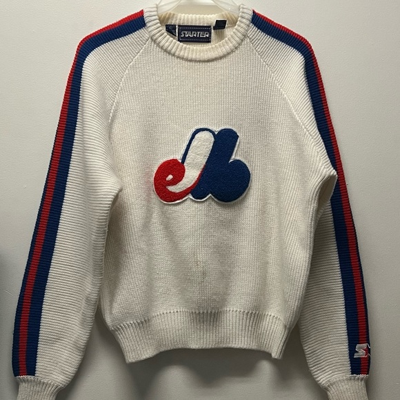 STARTER Other - Vintage STARTER Montreal Expos Knit Sweater Crewneck